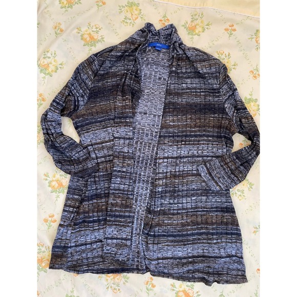 Apt. 9 Sweaters - Apt. 9 Womens Medium Ribbed Open Front Cardigan